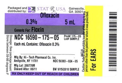 Ofloxacin Label Image (Ofloxacin Label  175)
